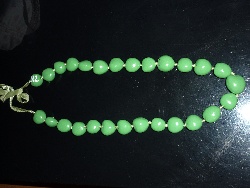collier fantaisie vert