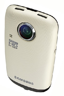 Samsung Pocket Cam HMX-E10 Blanc 