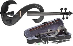 Set violon electrique stagg 4/4 - noir