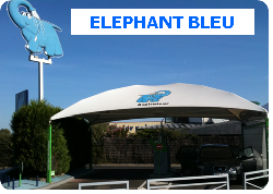 Lot de 20 jetons de lavage ELEPHANT BLEU