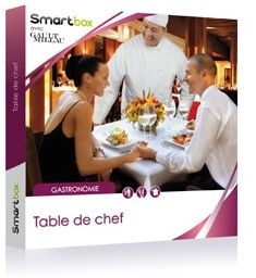 Coffret cadeau SMARTBOX Table de Chef