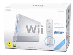 Console Wii blanche Nintendo + Wiimote Plus + Wii Sports Resort 
