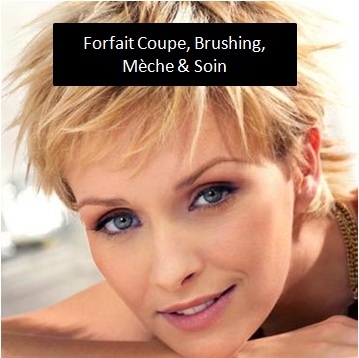Shampooing coupe brusching meches soin